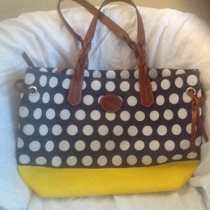 Dooney & Bourke summer canvas tote